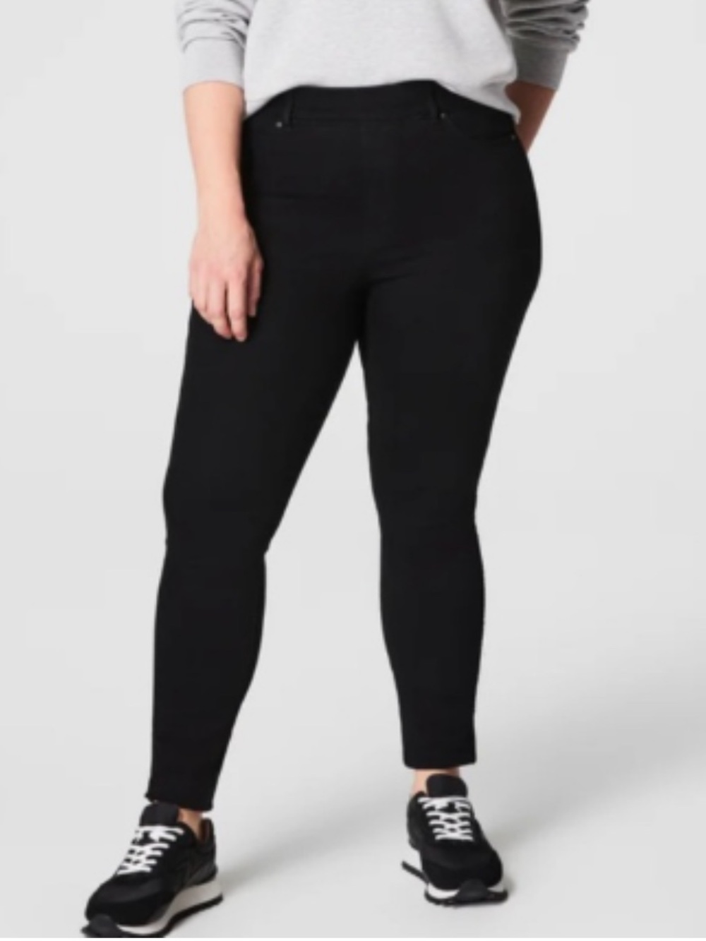 SPANX Black Pull On Jeans